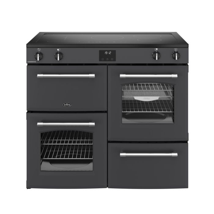 Belling RCA FARMHOUSE 100Ei ANT 1000mm Electric Range Cooker Induction Hob Anthracite
