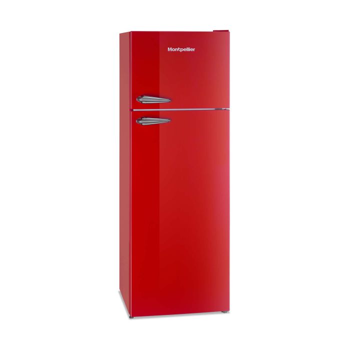 Montpellier MAB346R 305litre RETRO Fridge Freezer Class F Red
