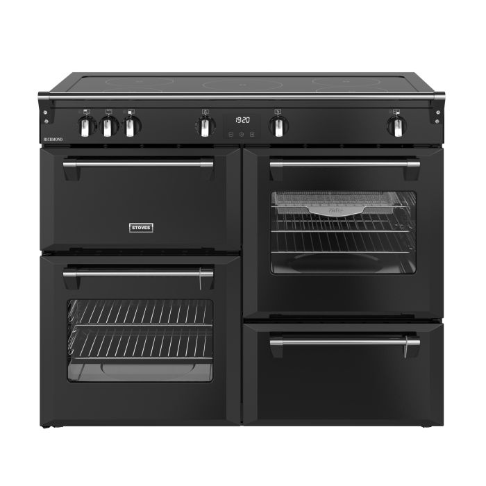 Stoves RCA RICHMOND 110Ei TCH BK 1100mm Electric Range Cooker Induction Hob Black