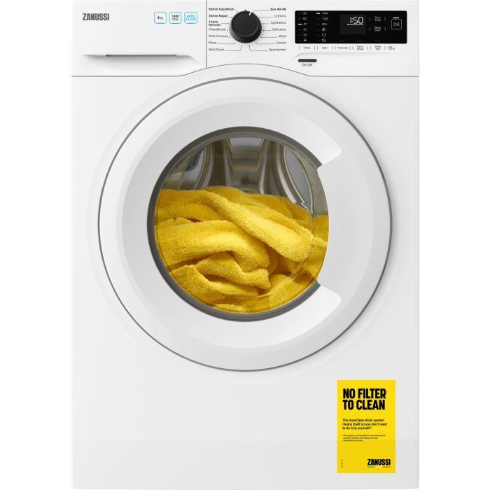 Zanussi integrated washer dryer 8kg new arrivals